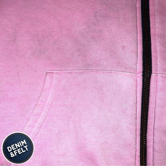 AVIATOR NATION Unisex Pink/Black BOLT FULL ZIP HOODIE/Sweatshirt | PRELOVED⚡️🖤 - Picture 11 of 16